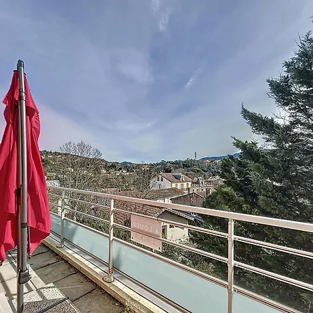 Bel F3 Climatise Avec Parkings, Terrasse Et Vue Sur Montagnes A 50m Du Centre Et Des Thermes - Fr-1-451-213