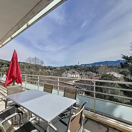 Bel F3 Climatise Avec Parkings, Terrasse Et Vue Sur Montagnes A 50m Du Centre Et Des Thermes - Fr-1-451-213 * Lamalou-les-Bains